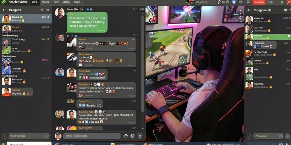 Momen seru saat bermain multiplayer bersama teman.