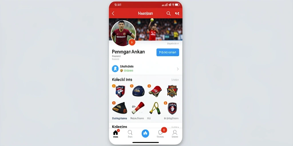 Leaderboard yang menampilkan peringkat pemain.