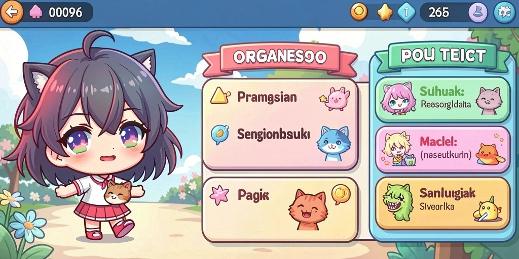 Fitur interaksi yang membuat permainan semakin seru.