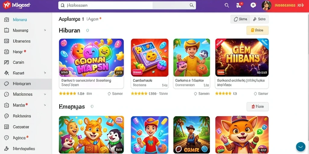 Fitur chat untuk interaksi sosial antar pemain.