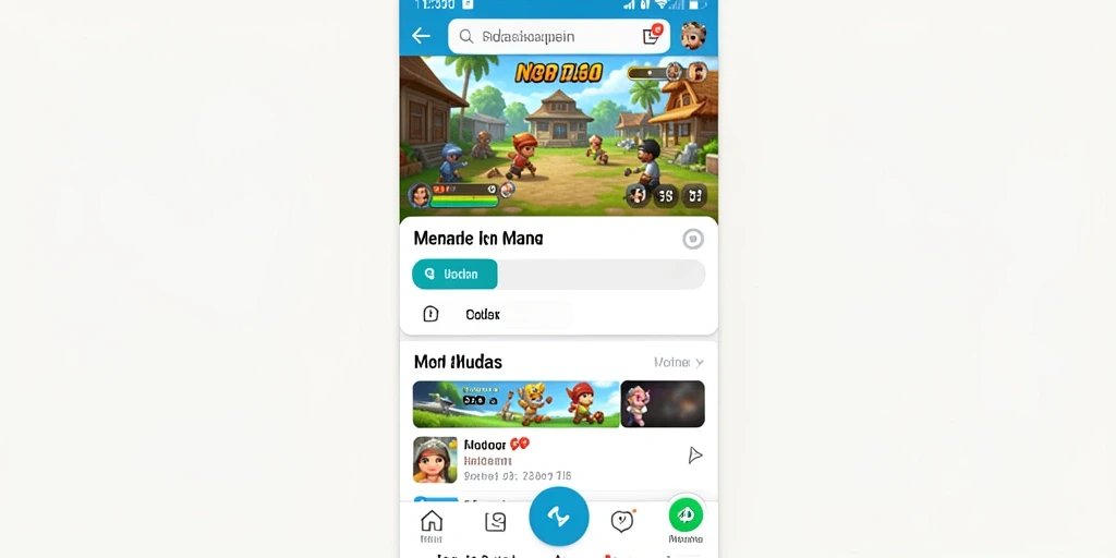 Tangkapan layar memperlihatkan interaksi multiplayer dengan teman.