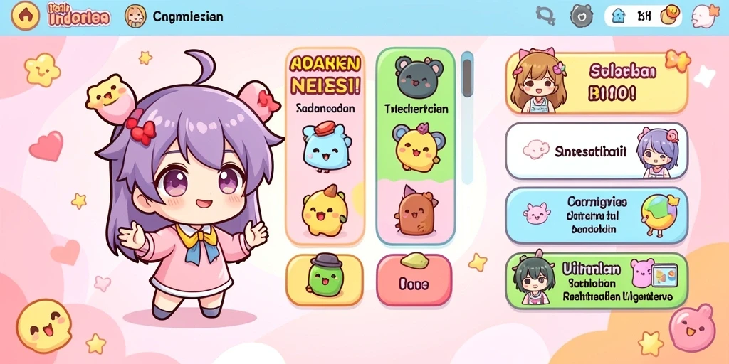 Pertarungan seru melawan musuh di dalam game.