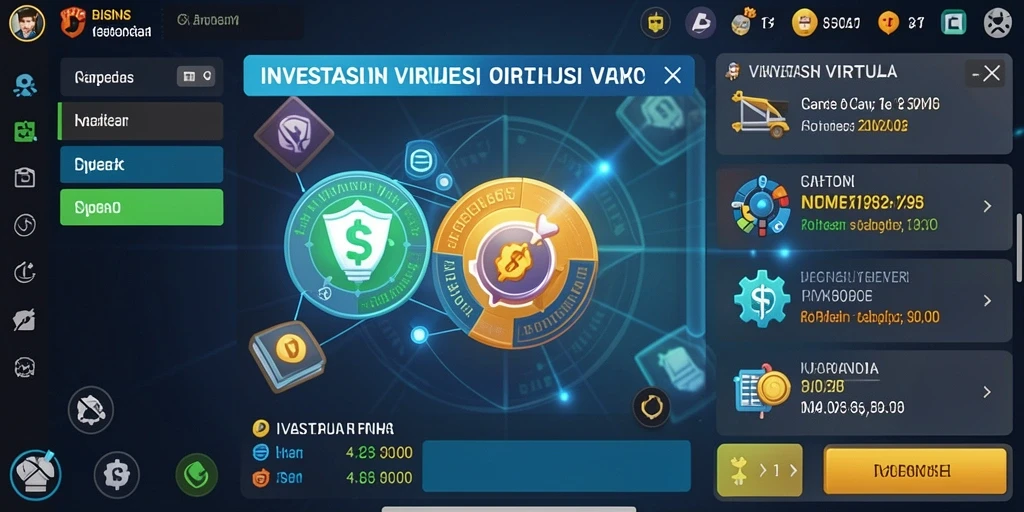 Tampilan grafis yang menakjubkan dari lingkungan game.